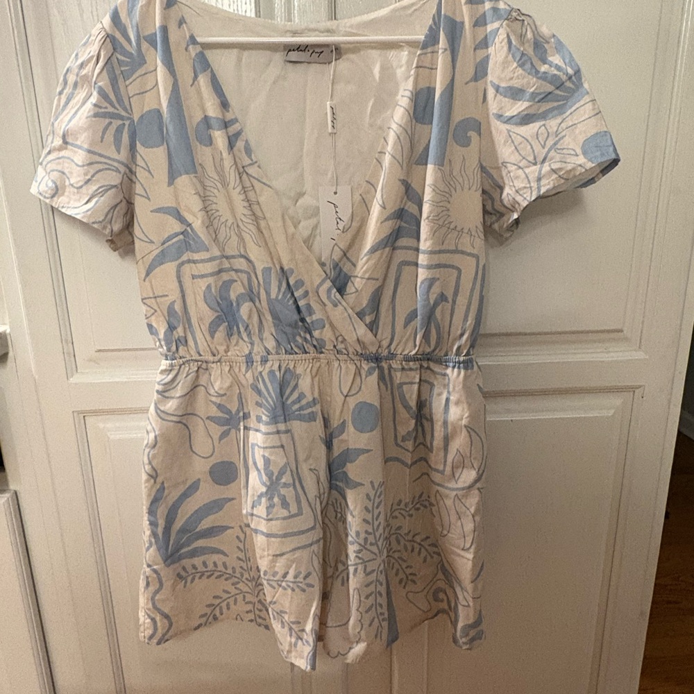 Petal and Pup Maiah Mixed Print Cotton Romper